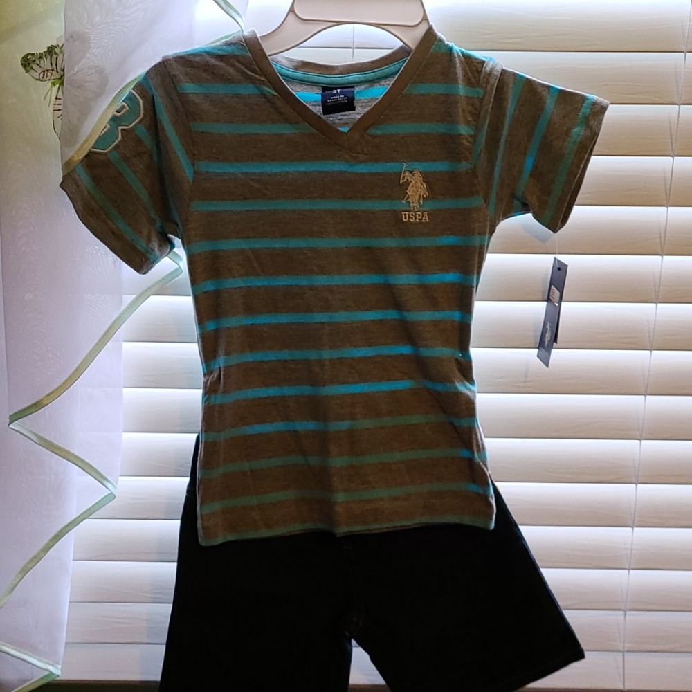 U.S. Polo boys 2 piece set